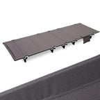 Outdoor Lightweight Folding Camping Bed - 7075 Aluminium, 150 kg Capacity, Grey, view 2