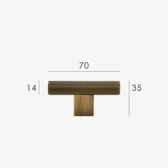 Campino T-Bar Cabinet Handles-Welvere