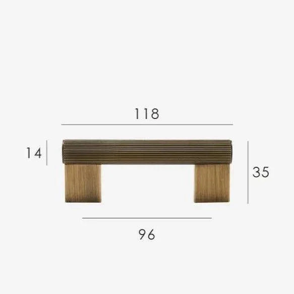 Campino T-Bar Cabinet Handles-Welvere