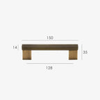 Campino T-Bar Cabinet Handles-Welvere