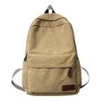 Canvas School Backpack with Padded Adjustable Straps