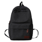Canvas School Backpack with Padded Adjustable Straps