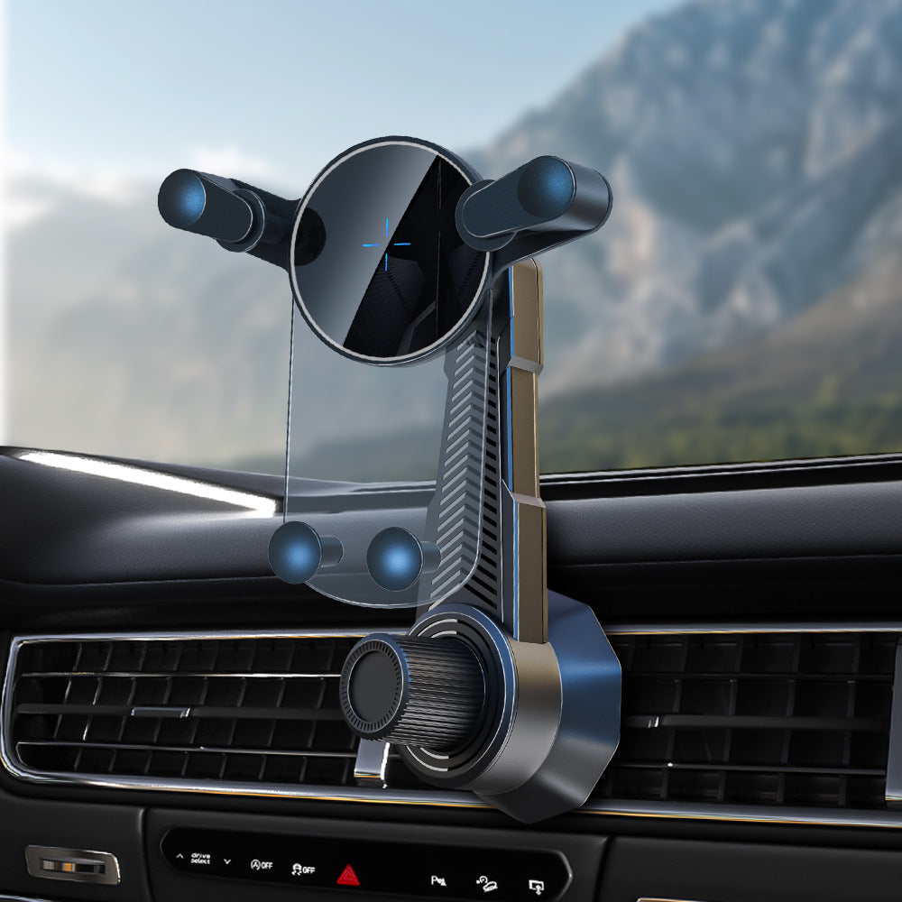 Adjustable Gravity Air Vent Smartphone Car Mount - Full Rotation, ABS, view 9