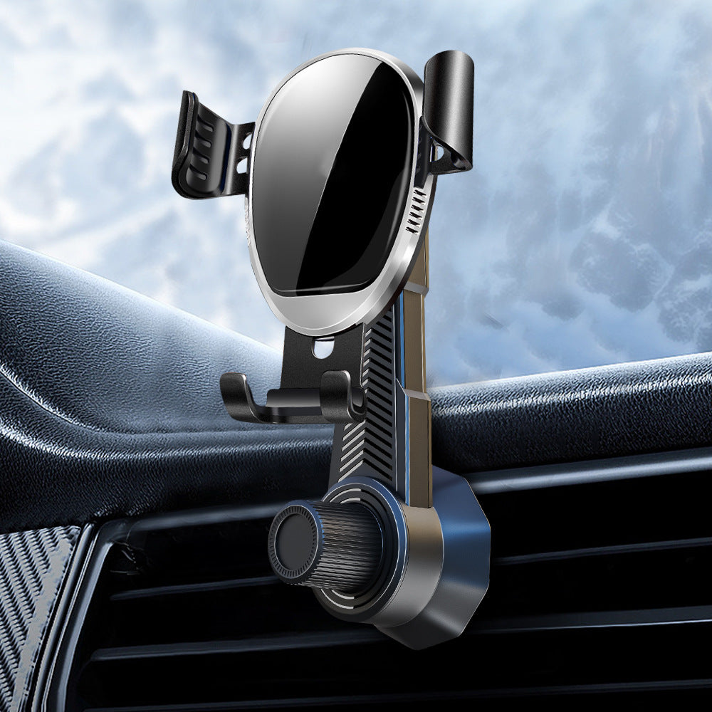 Adjustable Gravity Air Vent Smartphone Car Mount - Full Rotation, ABS