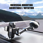 Phone Mount for Car Center Console - Super Adsorption, PC+ABS+Metal, Black, view 10