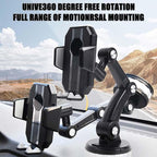 Phone Mount for Car Center Console - Super Adsorption, PC+ABS+Metal, Black, view 4