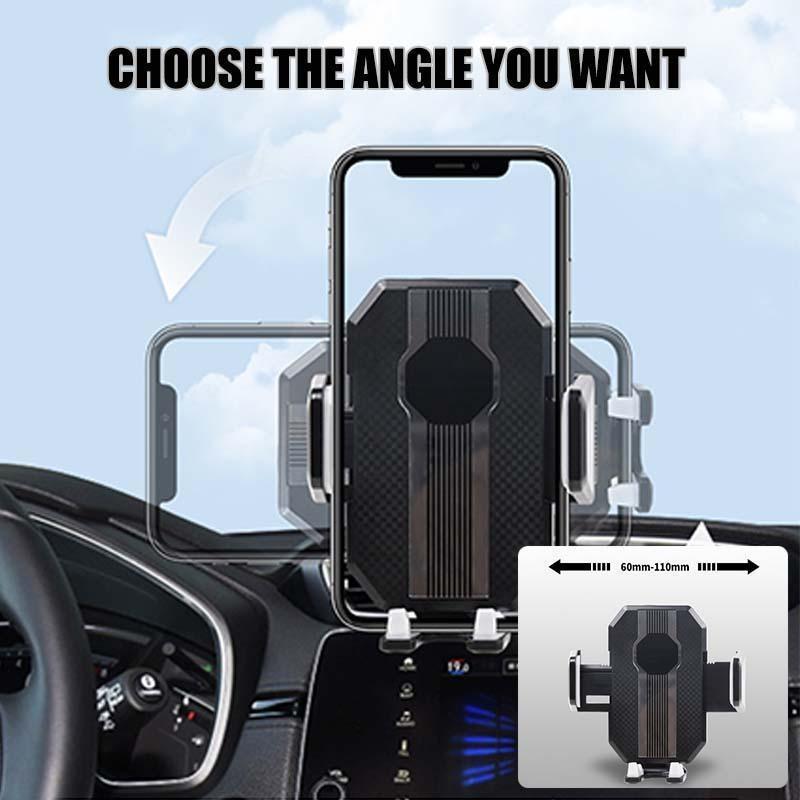 Phone Mount for Car Center Console - Super Adsorption, PC+ABS+Metal, Black, view 8
