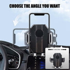 Phone Mount for Car Center Console - Super Adsorption, PC+ABS+Metal, Black, view 8