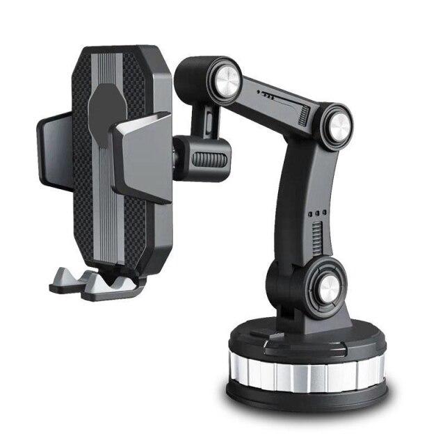 Phone Mount for Car Center Console - Super Adsorption, PC+ABS+Metal, Black
