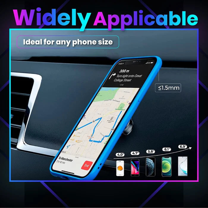 Magnetic Car Phone Holder - Alloy, Fits 20-60mm Wide Devices, view 9