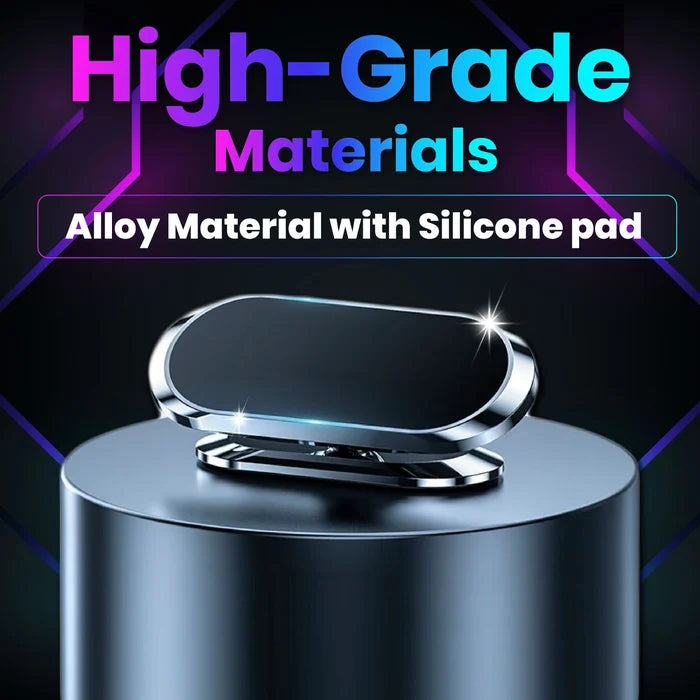 Magnetic Car Phone Holder - Alloy, Fits 20-60mm Wide Devices