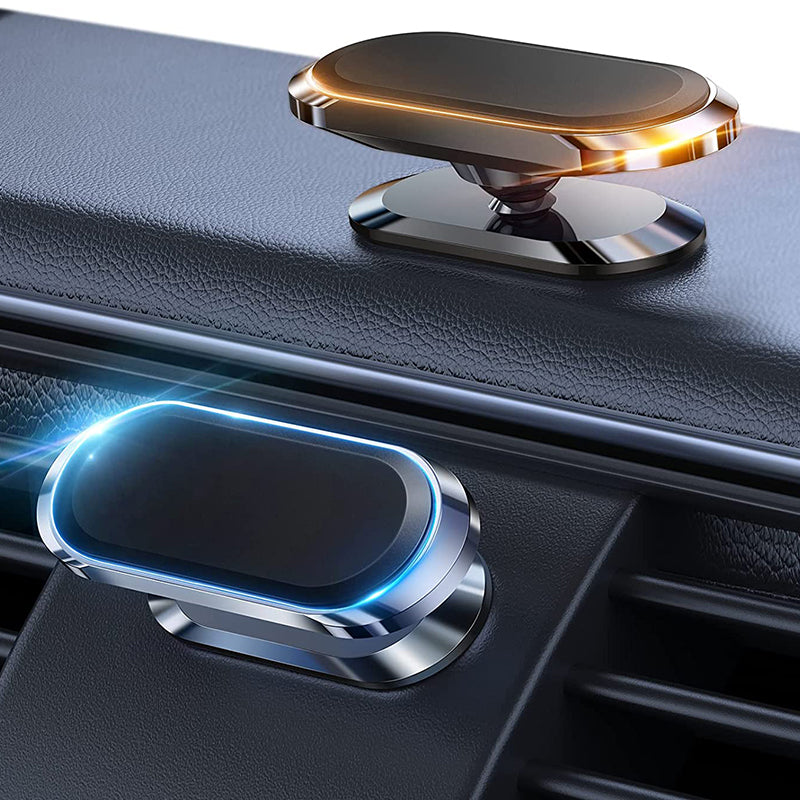Magnetic Car Phone Holder - Alloy, Silicone, Minimalist Design, view 11
