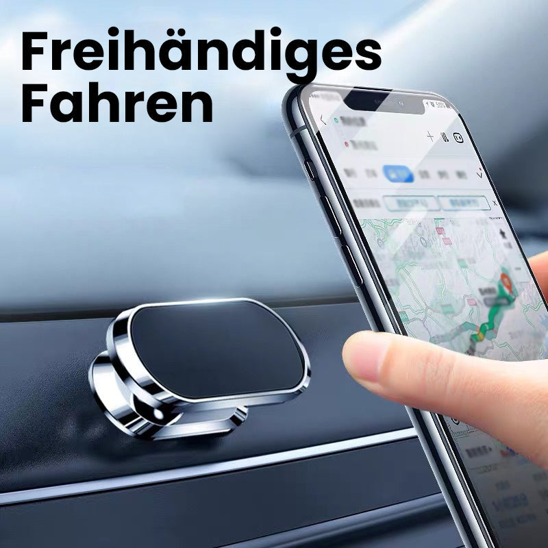 Magnetic Car Phone Holder - Alloy, Silicone, Minimalist Design, view 12