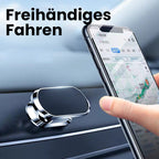 Magnetic Car Phone Holder - Alloy, Silicone, Minimalist Design, view 12