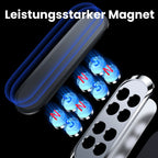 Magnetic Car Phone Holder - Alloy, Silicone, Minimalist Design, view 14