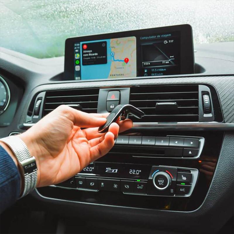 Magnetic Car Air Vent Phone Holder - Aluminium Alloy, Universal Fit, view 4