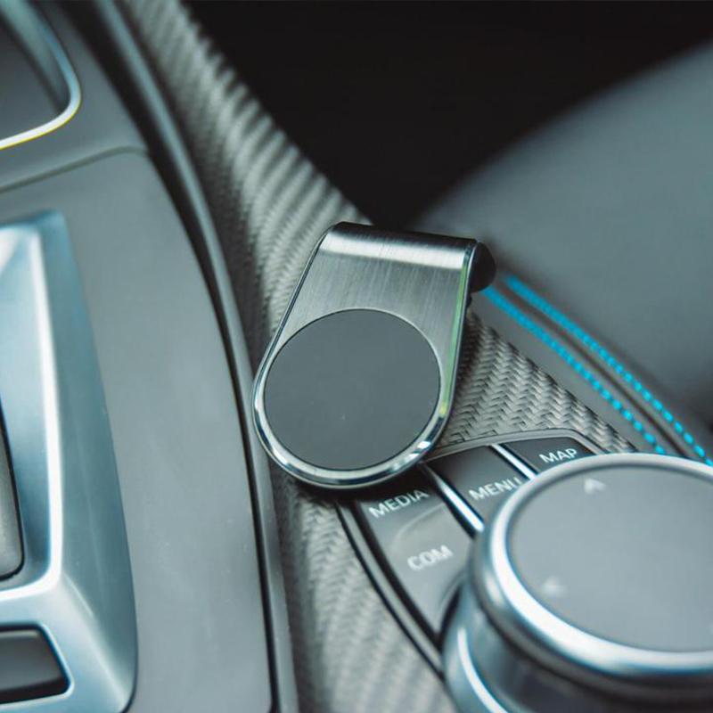 Magnetic Car Air Vent Phone Holder - Aluminium Alloy, Universal Fit, view 8