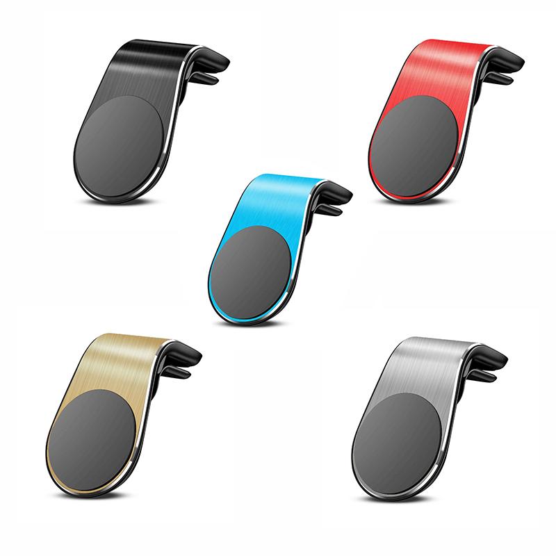 Magnetic Car Air Vent Phone Holder - Aluminium Alloy, Universal Fit