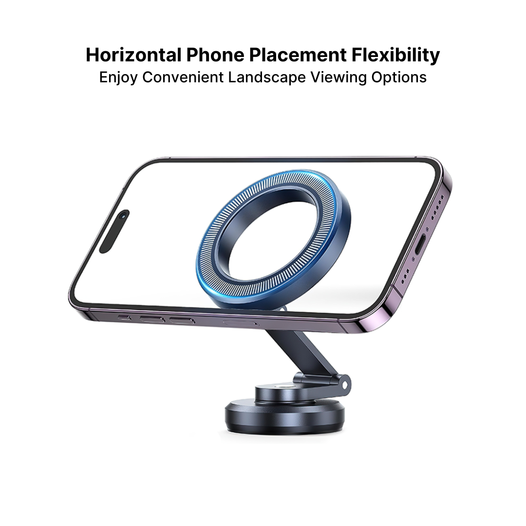Magnetic Car Phone Holder with Adjustable Stand for iPhone - Zinc Alloy, view 10