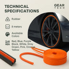 Wheel Rim Protector for Alloy Wheels - High-Quality Rubber, 8m Length, view 2