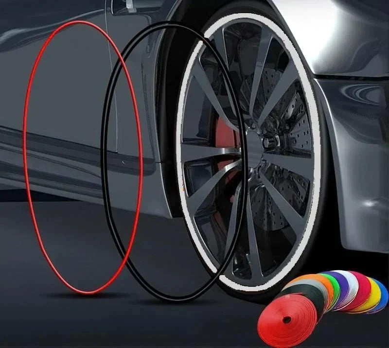 Wheel Rim Protector for Alloy Wheels - High-Quality Rubber, 8m Length, view 3