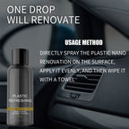 Auto Plastic Coating Restoration Agent for Cars - 50ml, Streak-Free Formula, view 4