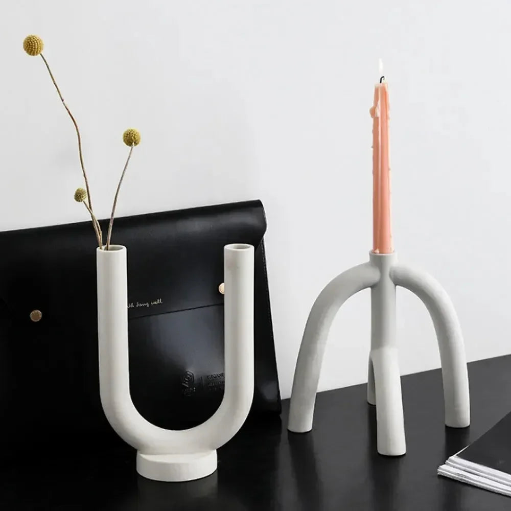 Carmel Candle Holder & Vase-Welvere