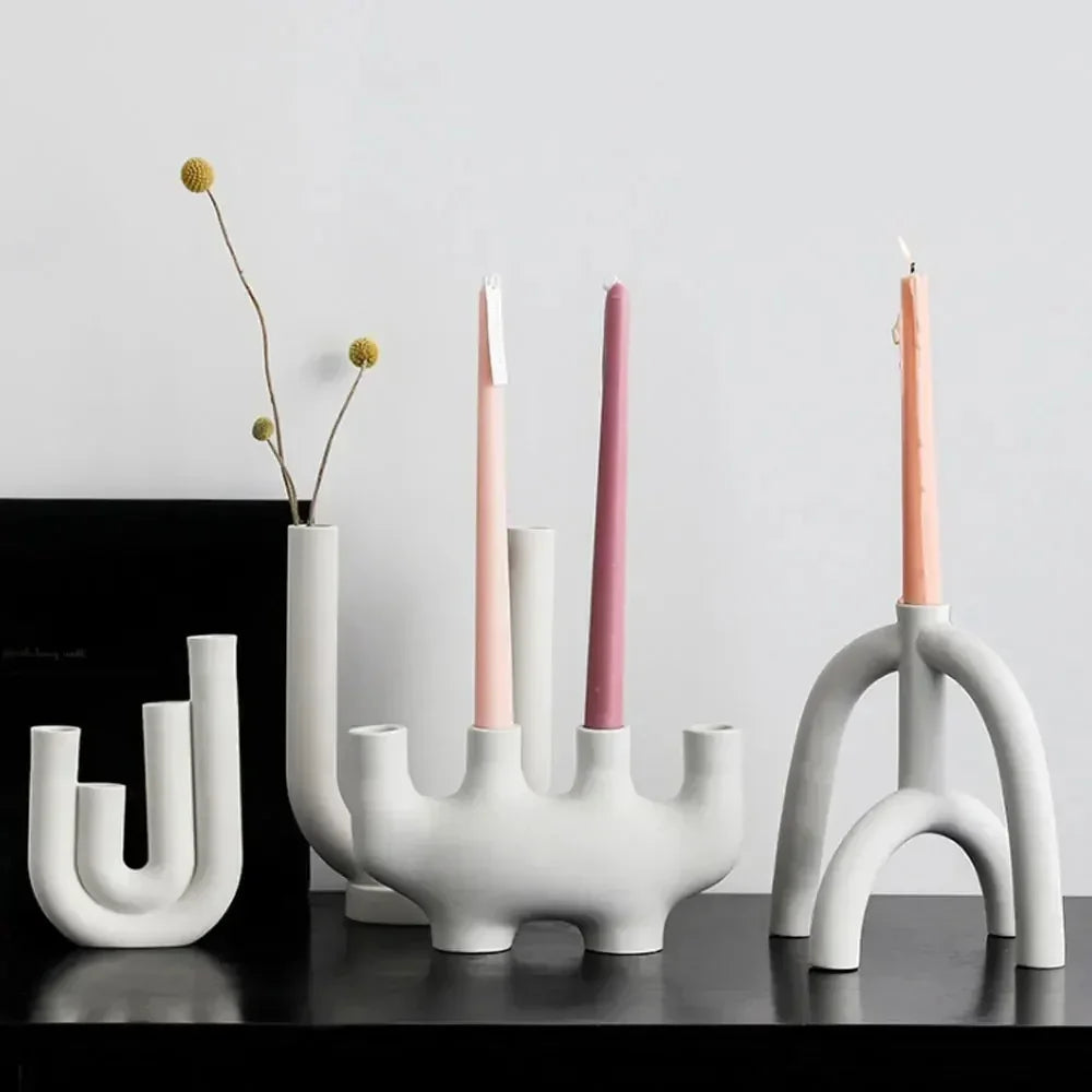 Carmel Candle Holder & Vase-Welvere