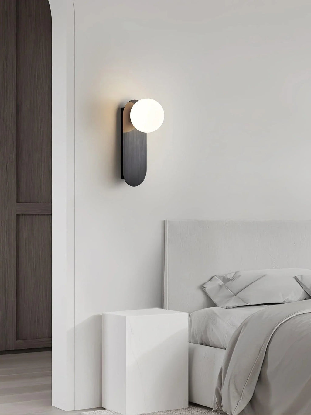 Carmel Globe Livine Sconce-Welvere