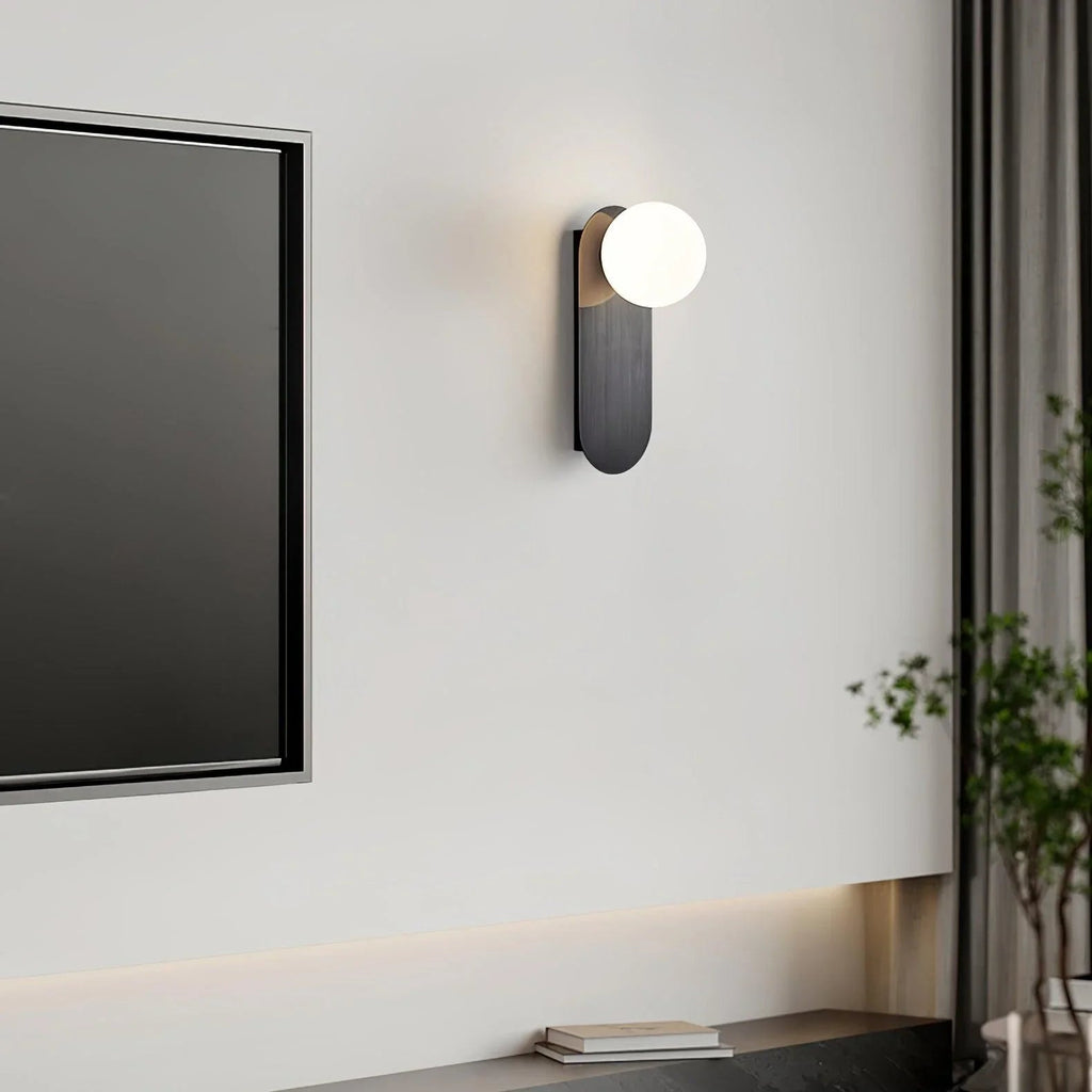 Carmel Globe Livine Sconce-Welvere