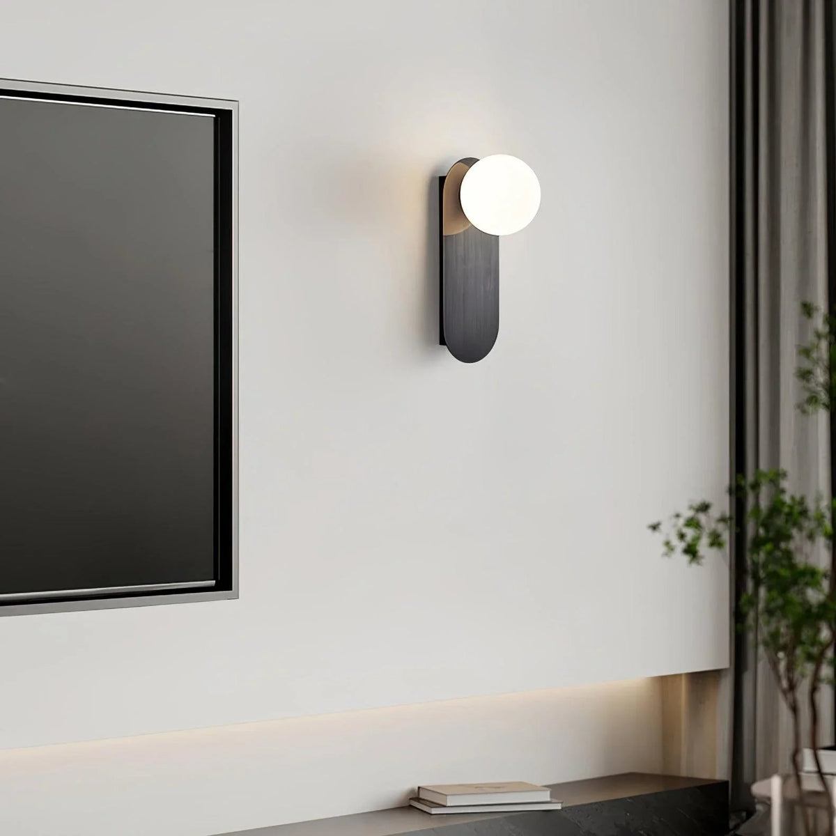 Carmel Globe Livine Sconce-Welvere