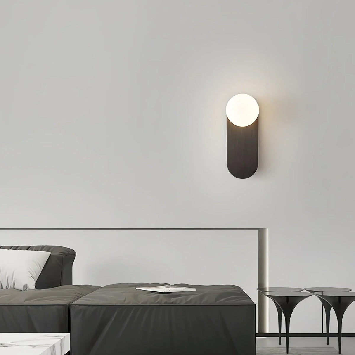 Carmel Globe Livine Sconce-Welvere