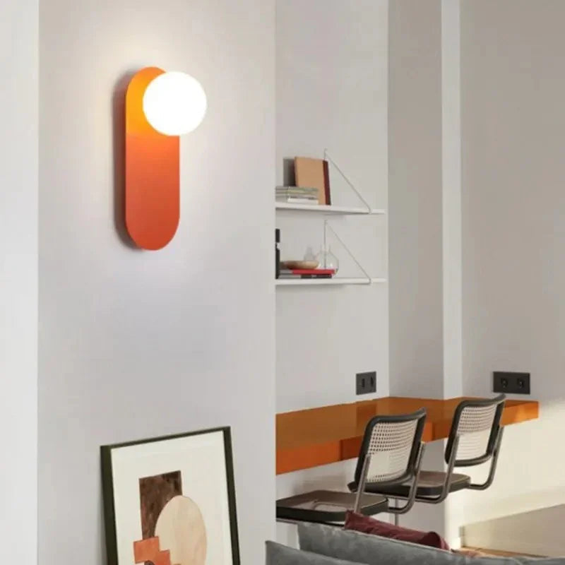 Carmel Globe Livine Sconce-Welvere