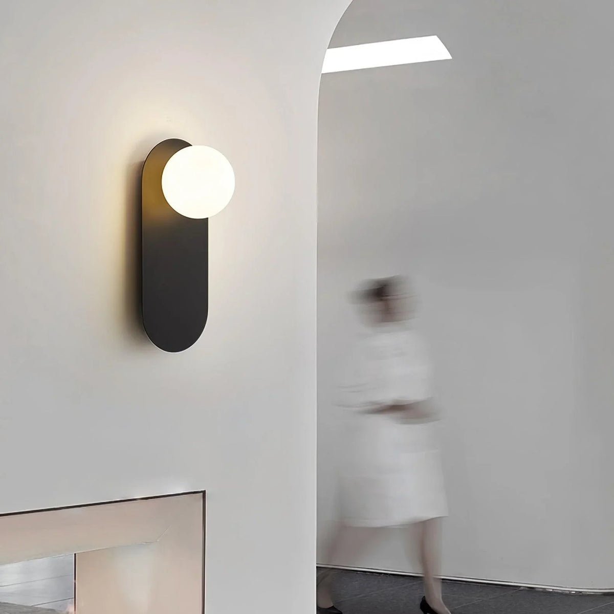 Carmel Globe Livine Sconce-Welvere