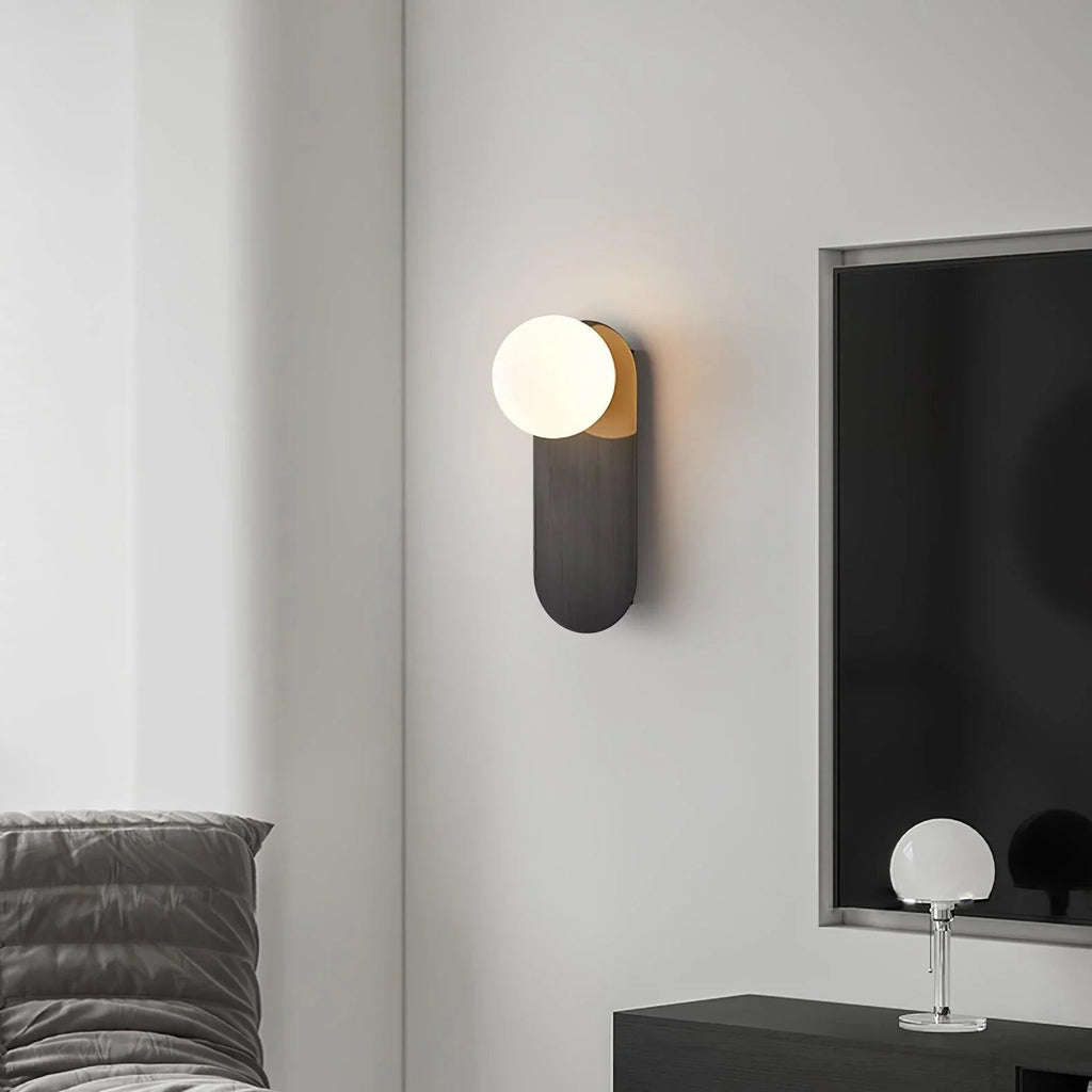 Carmel Globe Livine Sconce-Welvere