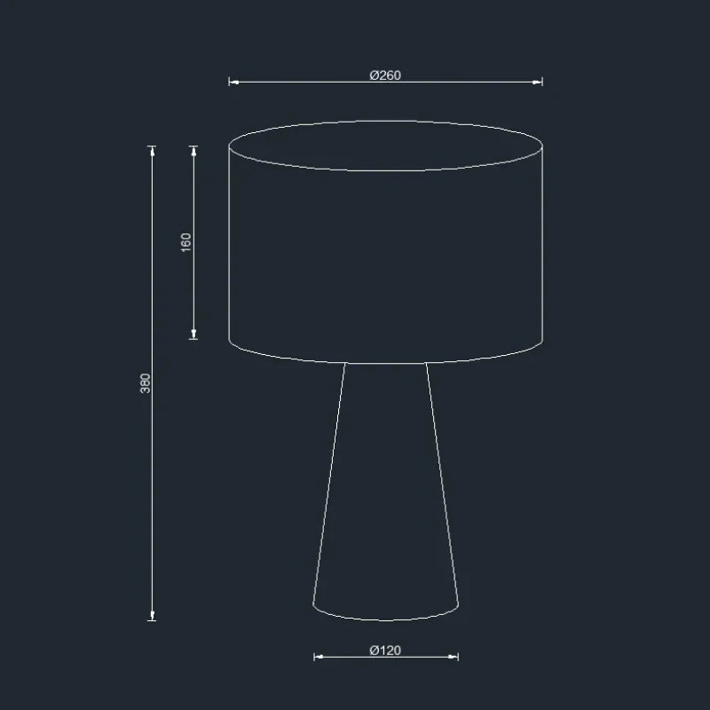 Cassis Table Lamp-Welvere