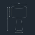 Cassis Table Lamp-Welvere
