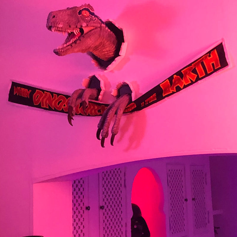 Wall Bursting Velociraptor Decorations - Resin, 13x8x8 cm Head, view 9