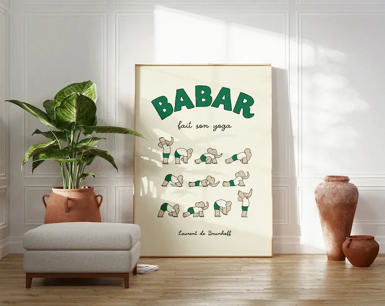 Cedar Livine fait son yoga Livine Oakfield by Jean de Brunhoff-Welvere