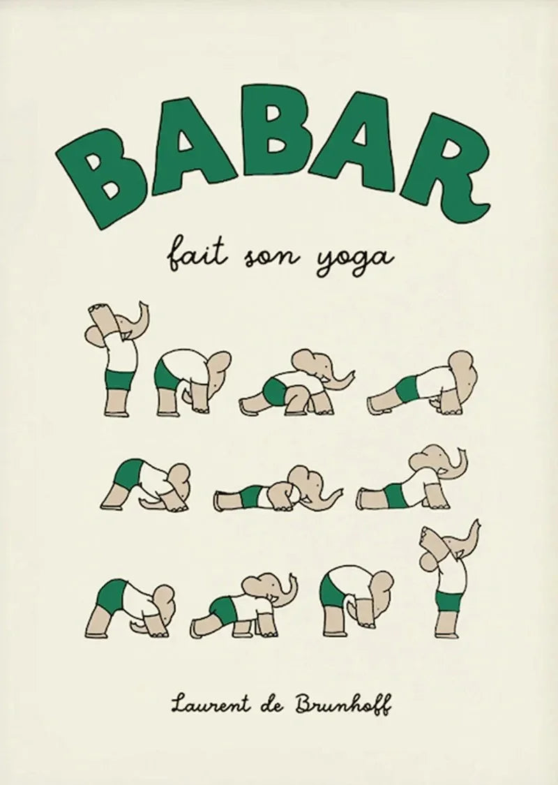 Cedar Livine fait son yoga Livine Oakfield by Jean de Brunhoff-Welvere