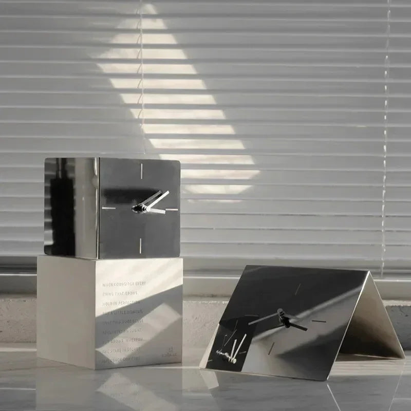 Celina Steel Desk Clock-Welvere