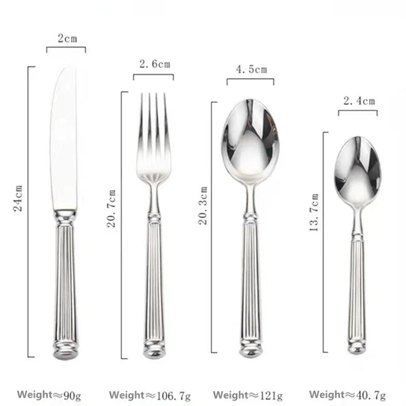 Celio Silver Cutlery Set-Welvere