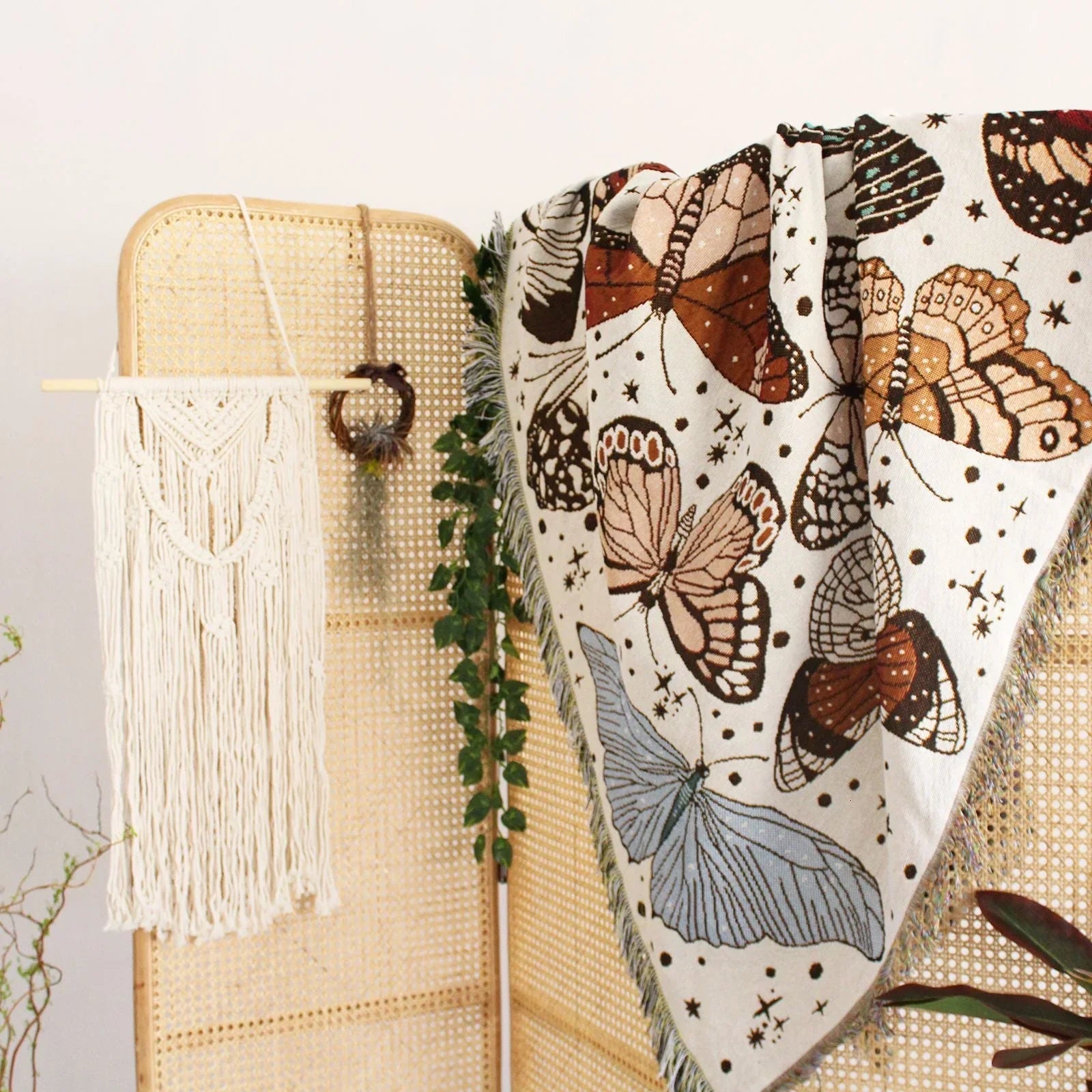 Celo Rosio Woven Throw Blanket-Welvere
