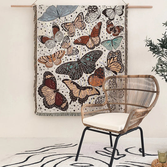 Celo Rosio Woven Throw Blanket-Welvere