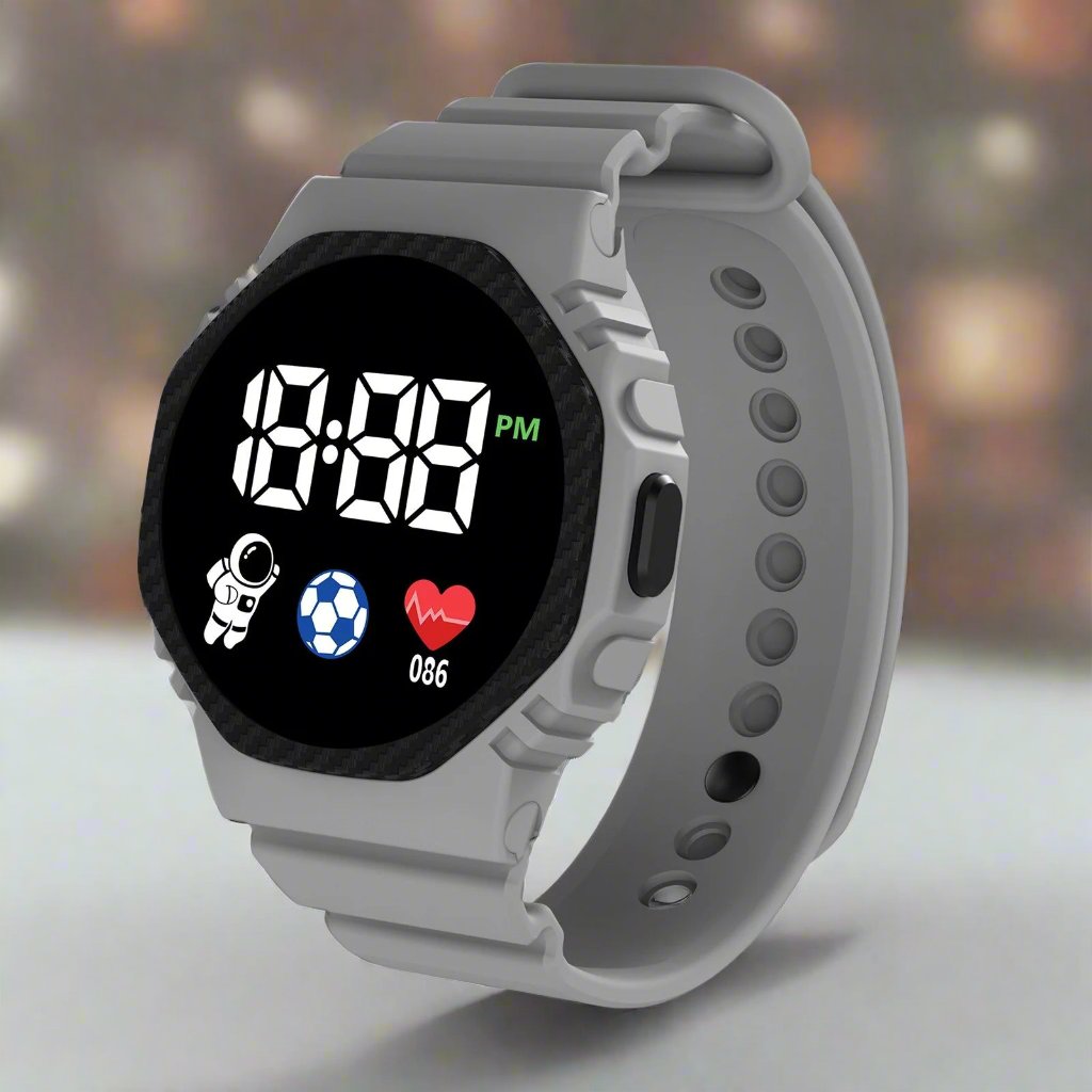 Children’s Adventure LED Watch with Calendar for Learning