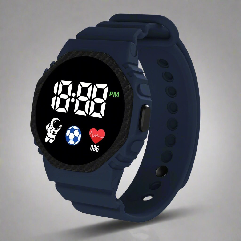 Children’s Adventure LED Watch with Calendar for Learning