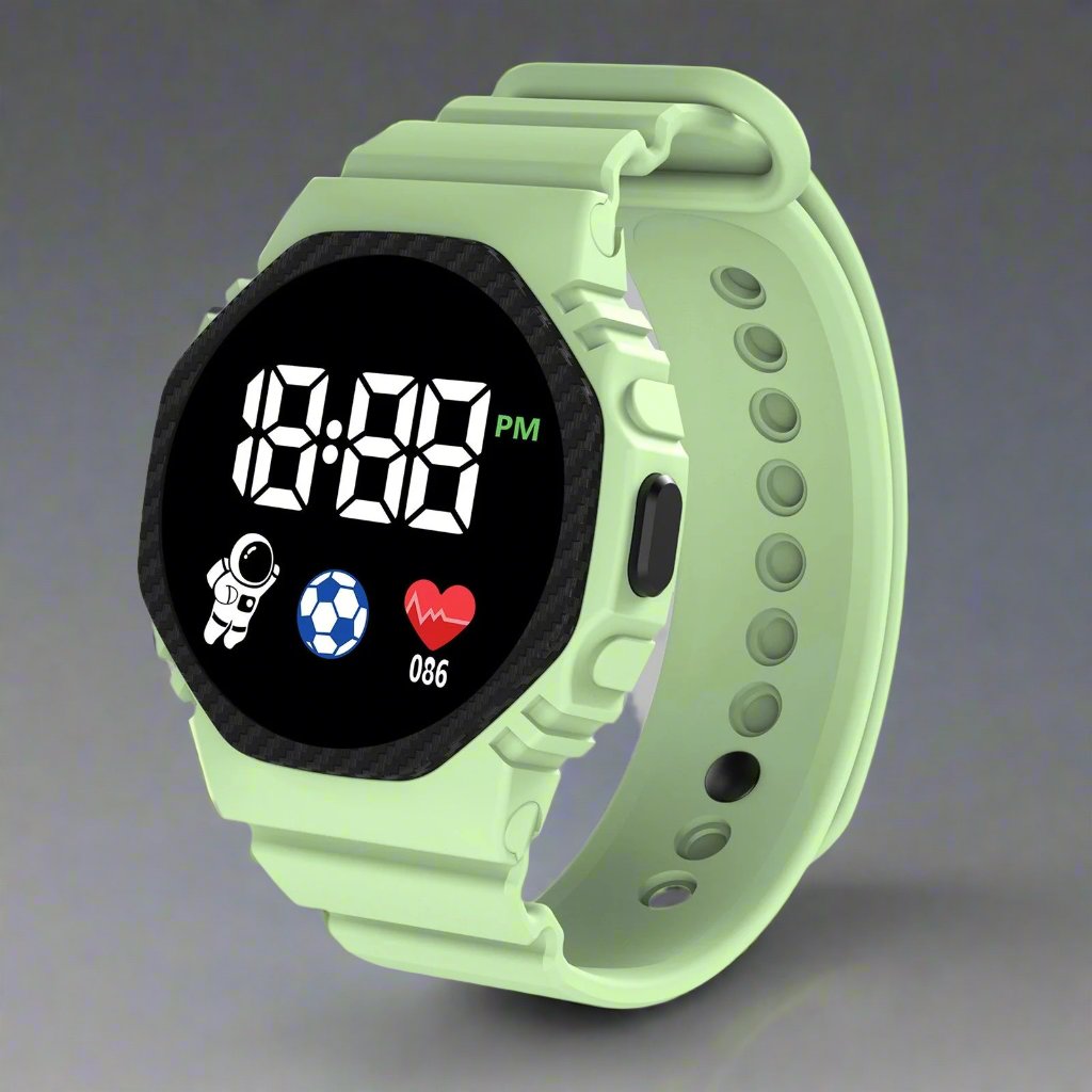 Children’s Adventure LED Watch with Calendar for Learning