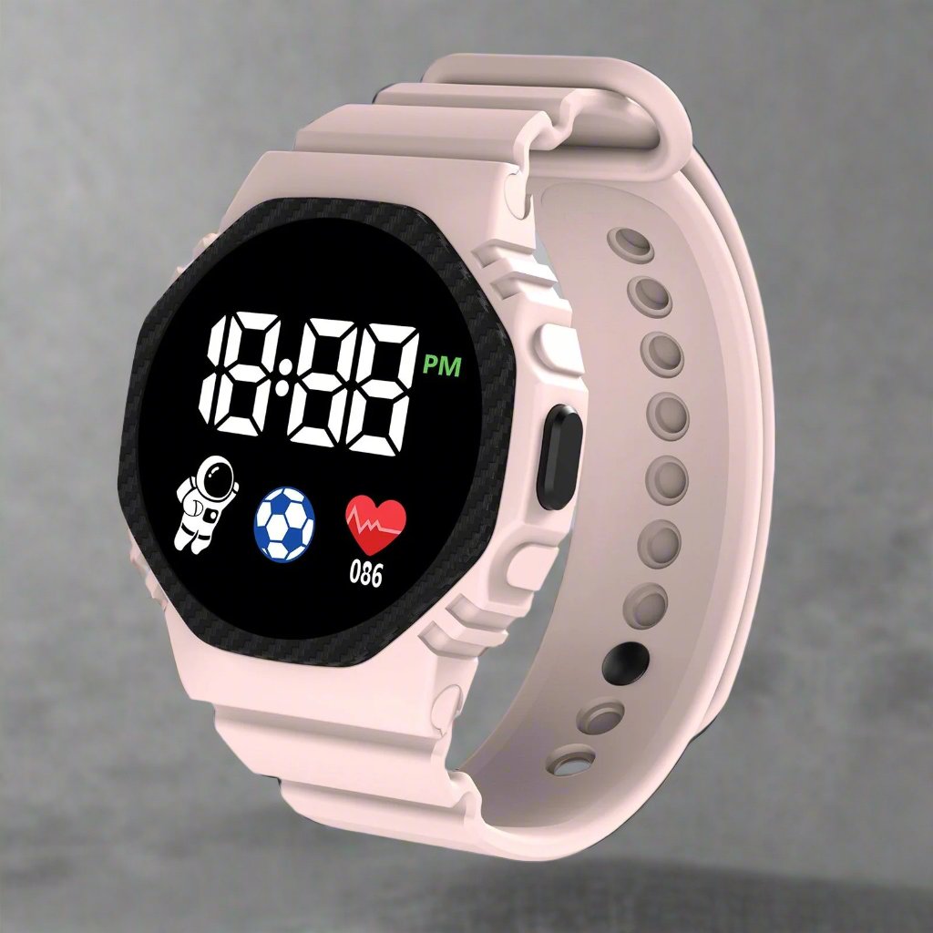 Children’s Adventure LED Watch with Calendar for Learning