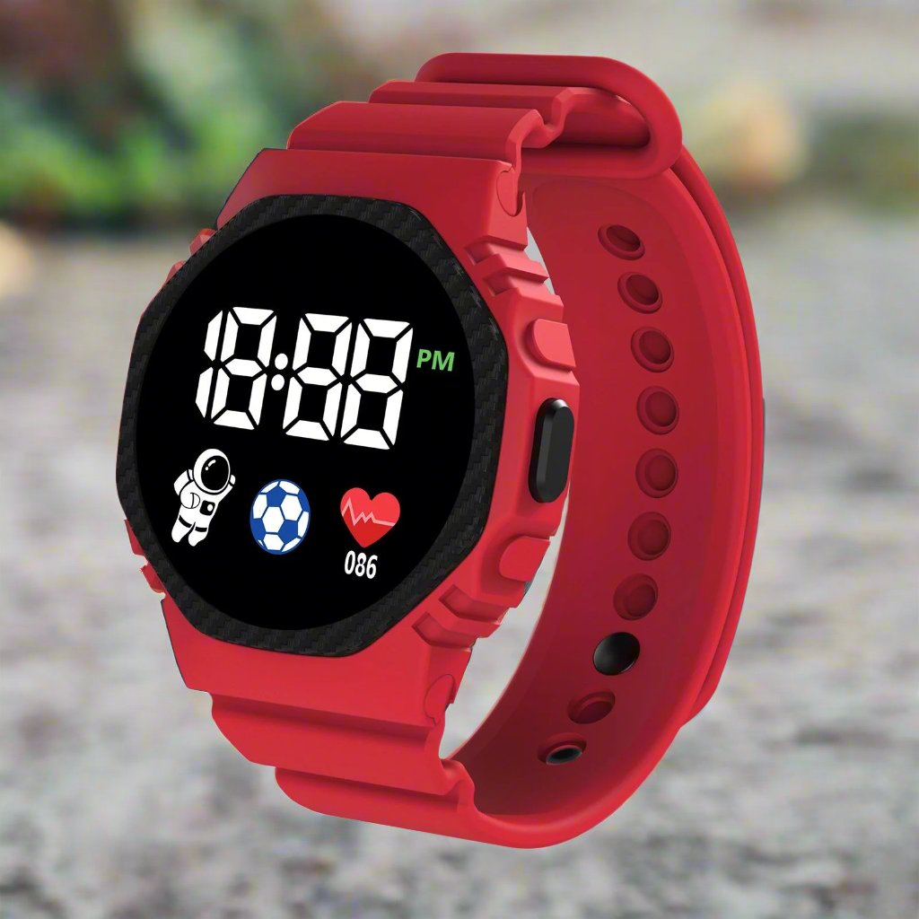 Children’s Adventure LED Watch with Calendar for Learning