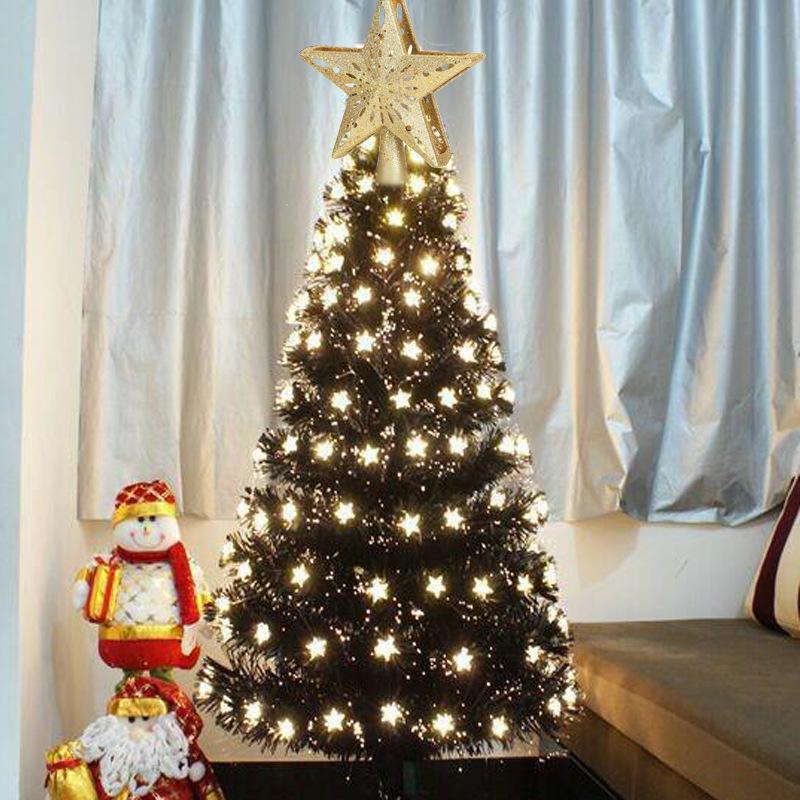 Christmas Decorations LED Snowflake Tree Topper, PVC, 24.8 × 23.3 × 5 cm